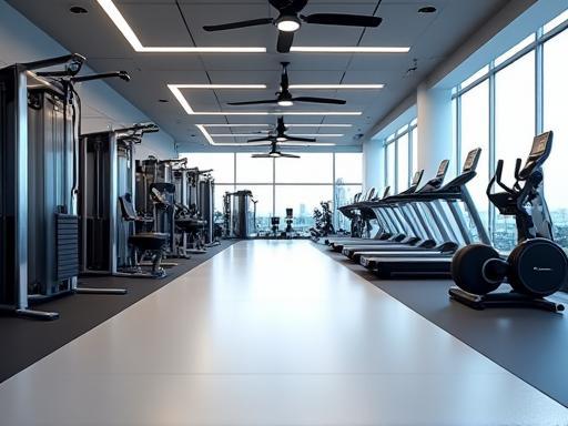 Modern gym equipment